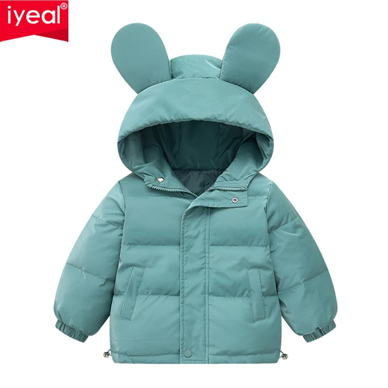 

IYEAL Winter Coat Childrens Down Jacket for Baby Boys Girls Clothes Warm Kids Outerwear Thicken Park Snow Wear 3-10Y