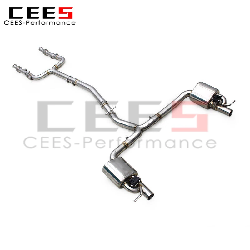 CEES Stainless Steel Exhaust Valve Control Muffler for Mercedes-Benz AMG C43 3.0T (2019-2024) Catback Exhaust