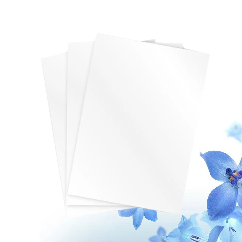 3Pcs Magnetic Printing Paper A4 Size Premium Inkjet Photographic Sheets for Office School Fridge Blackboard Use