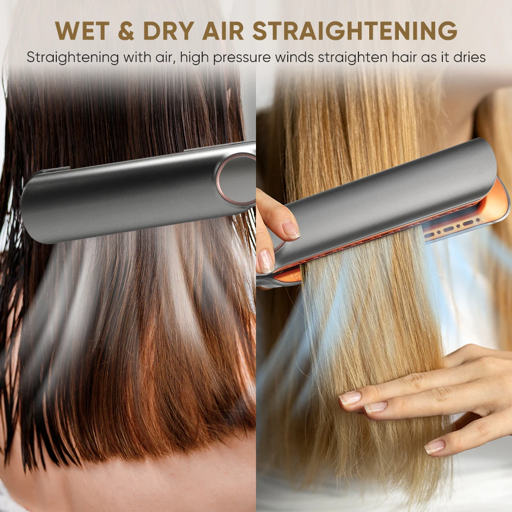 2 in 1 Fast Drying in One Step Air Straightener 200M Ionic Hair Dryer Straightener Hair Straightener and Dryer