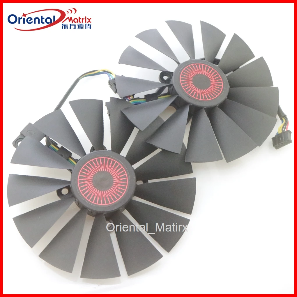 

2pcs/Lot FD9015U12S FD10015H12S 12V 0.55A 95mm 28*28*28*28mm VGA Fan For ASUS R9-280X R9-290X R9-380X Graphics Card Cooling Fan