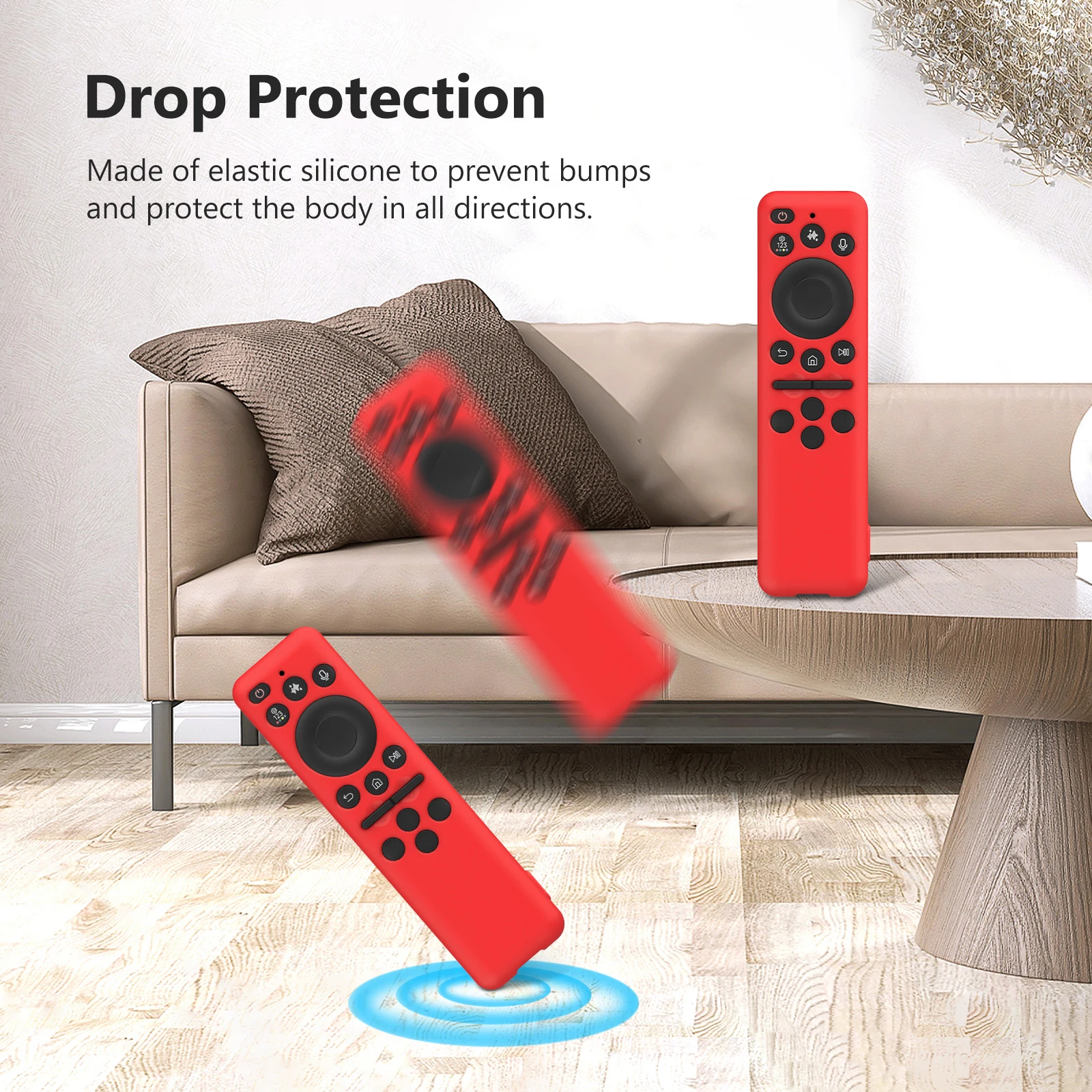 لسامسونج BN59-01432A/BN59-01480L التحكم عن بعد حماية مقاوم للماء التلفزيون RC قذيفة صدمة برهان ملحقات التلفزيون الذكية