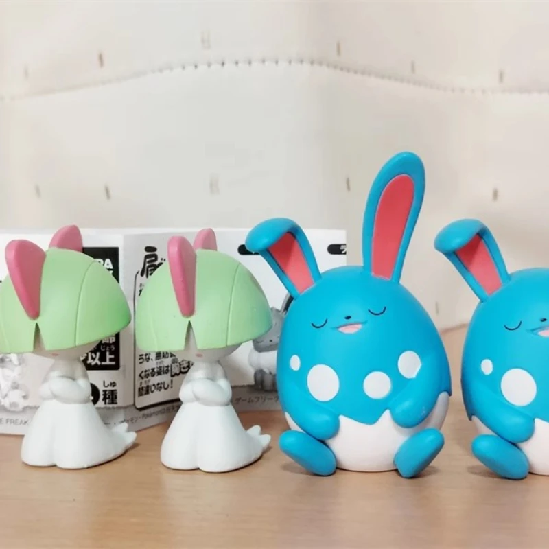 포켓몬 어깨 수면 블라인드 박스 장난감 애니메이션 피규어 Ralts Azumarill 모델 인형 장난감 장식품 수집 어린이 선물