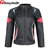 Chaqueta de motocicleta para mujer y niña, abrigo de armadura de moto transpirable de verano con 5 uds de almohadillas protectoras y forro impermeable JK-52