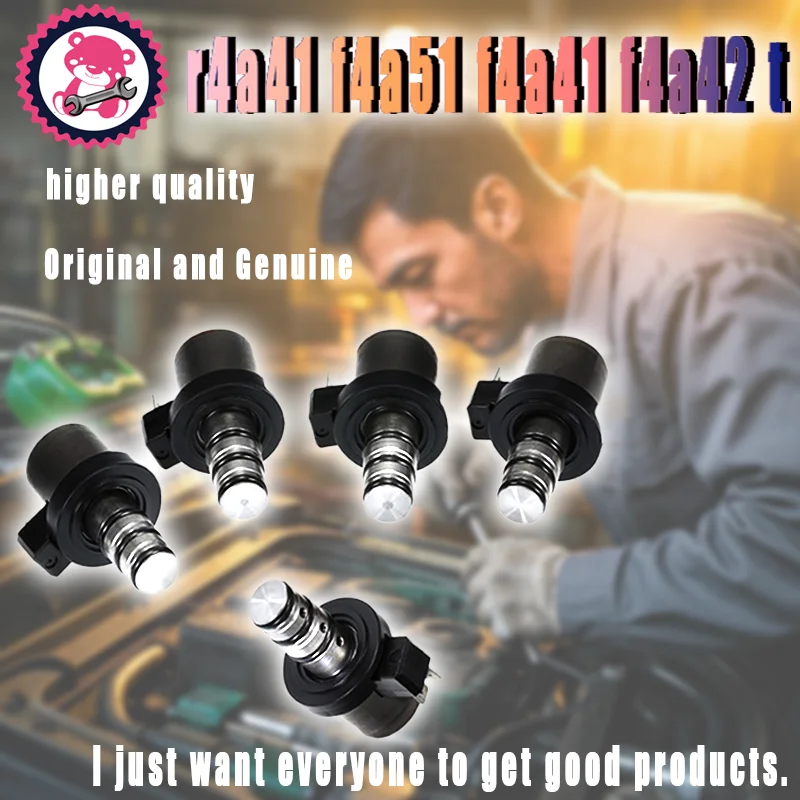 

5pcs R4A41 F4A51 F4A41 F4A42 High Quality Transmission Shift Solenoid Valve MD758981 46313-39051 For Mitsubishi Hyundai Kia