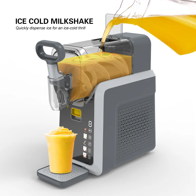 2025 Popular venta al por mayor máquina de helados congelados para el hogar bebida congelada profesional Mini máquina de helados para helados