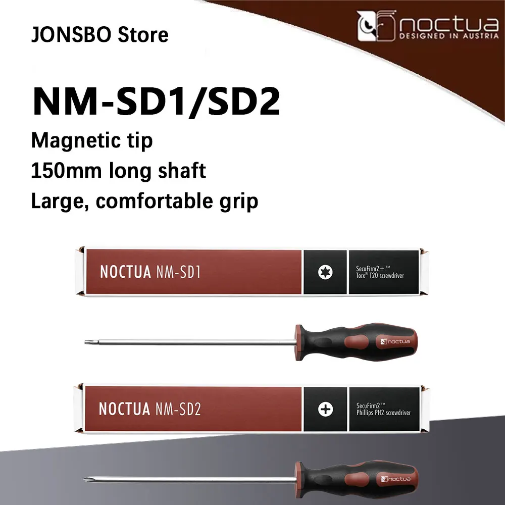 

Noctua NM-SD1 NM-SD2 Высококачественный TORX длиной 15 см ® Отвертка T20 подходит для NOCTUA Secufirm2+ ™ Магнитный наконечник