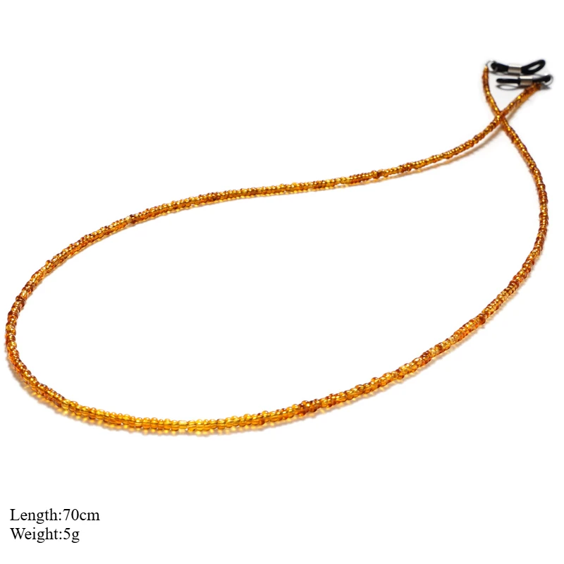 روكسي |   العنبر سلسلة النظارة الرجال والنساء الإبداعية الرقبة النظارات الشمسية سلسلة 2025 نظارات الإكسسوارات الجديدة