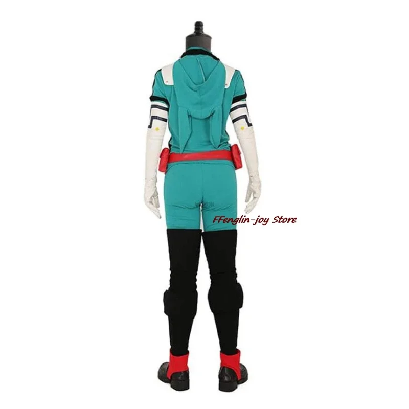 Kostum Cosplay Izuku Deku Battle Academia Unisex Set Wig Rambut Anime Ukuran XXXL 2025 yiyi Hero Midoriya