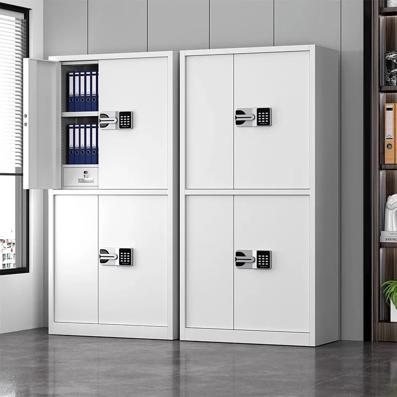 Steel electronic password security cabinet Office file cabinet Fingerprint lock Archive cabinet Iron storage