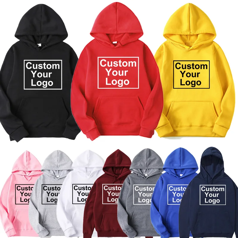 

Men Women Hooded PulloverCustomized Sleeve Spring Autumn Casual Cotton Tops Couple Hoodies Pocket Sweatshirts 10color (S-4XL)