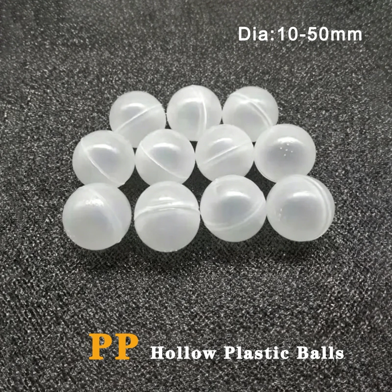 1/3/5/10/20/50/100Pcs White Delrin Polypropylene( PP) Hollow Plastic Balls Diameter 10/12/15/15.75/19.05/20/22/25/25.4mm-50mm