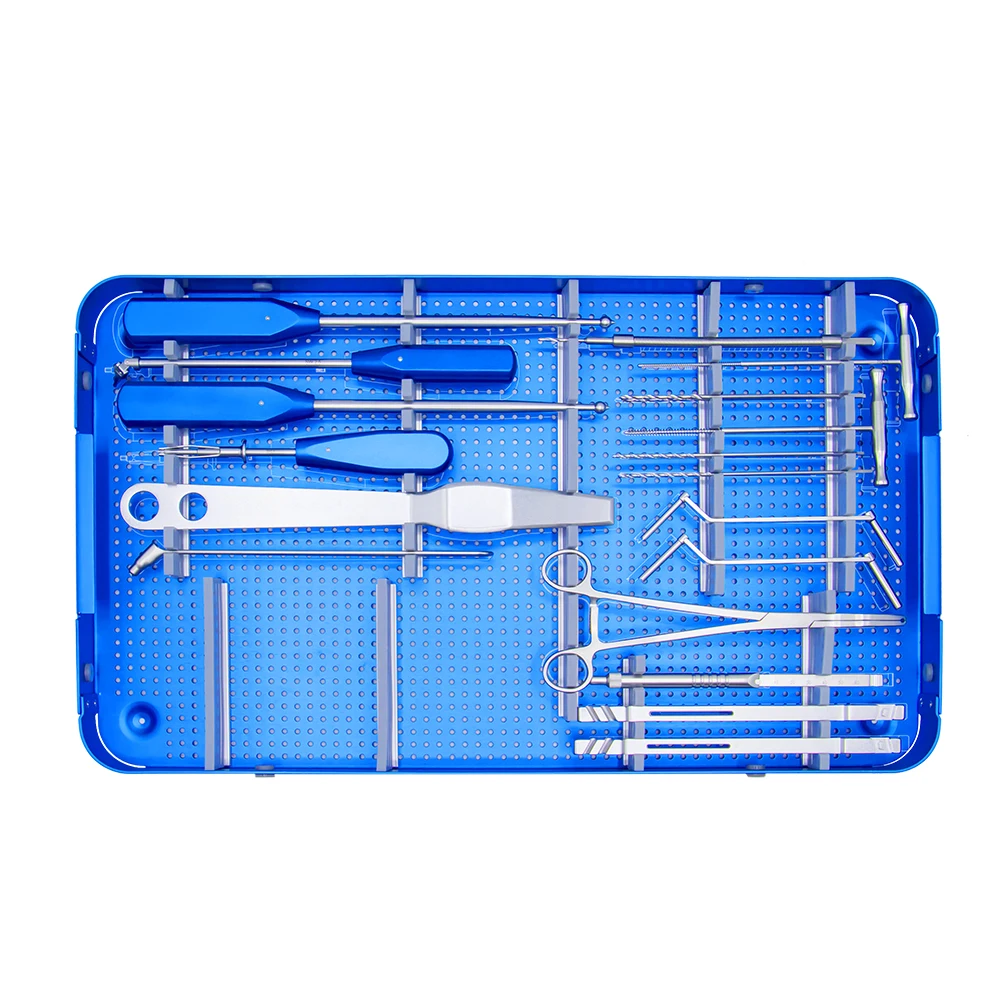 High quality medical surgical instruments pelvic reconstruction plate instrument set