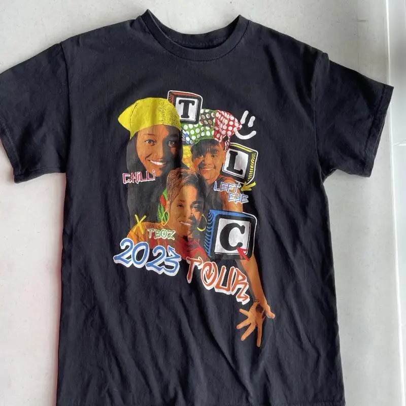 

TLC 2023 Concert Tour T Shirt Size Medium Left Eye TBoz Chilli