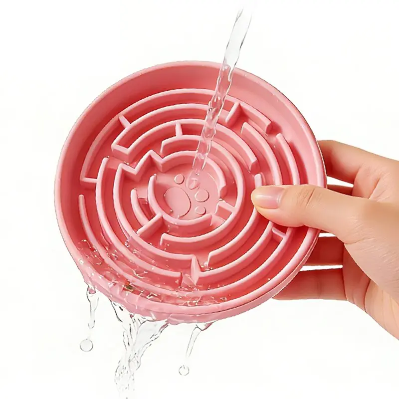 ABGH-Anti-Choking For Dogs& Cats Slow Feeder Bowl Non-Slip Base, Dishwasher Safe Design Promotes Healthy Digestion Eating