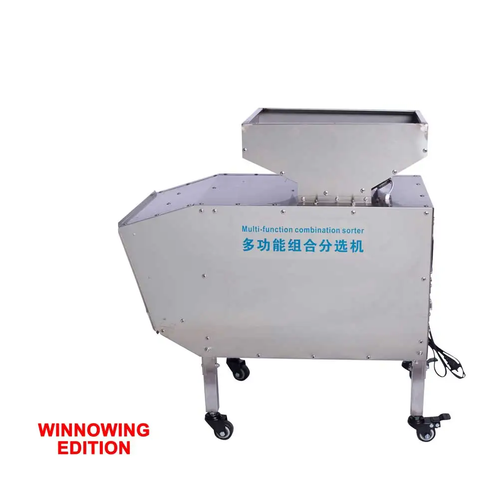 Small air separator Stainless steel electric windmill Rice grain pollen Coffee Cocoa bean grain blower Shell blower