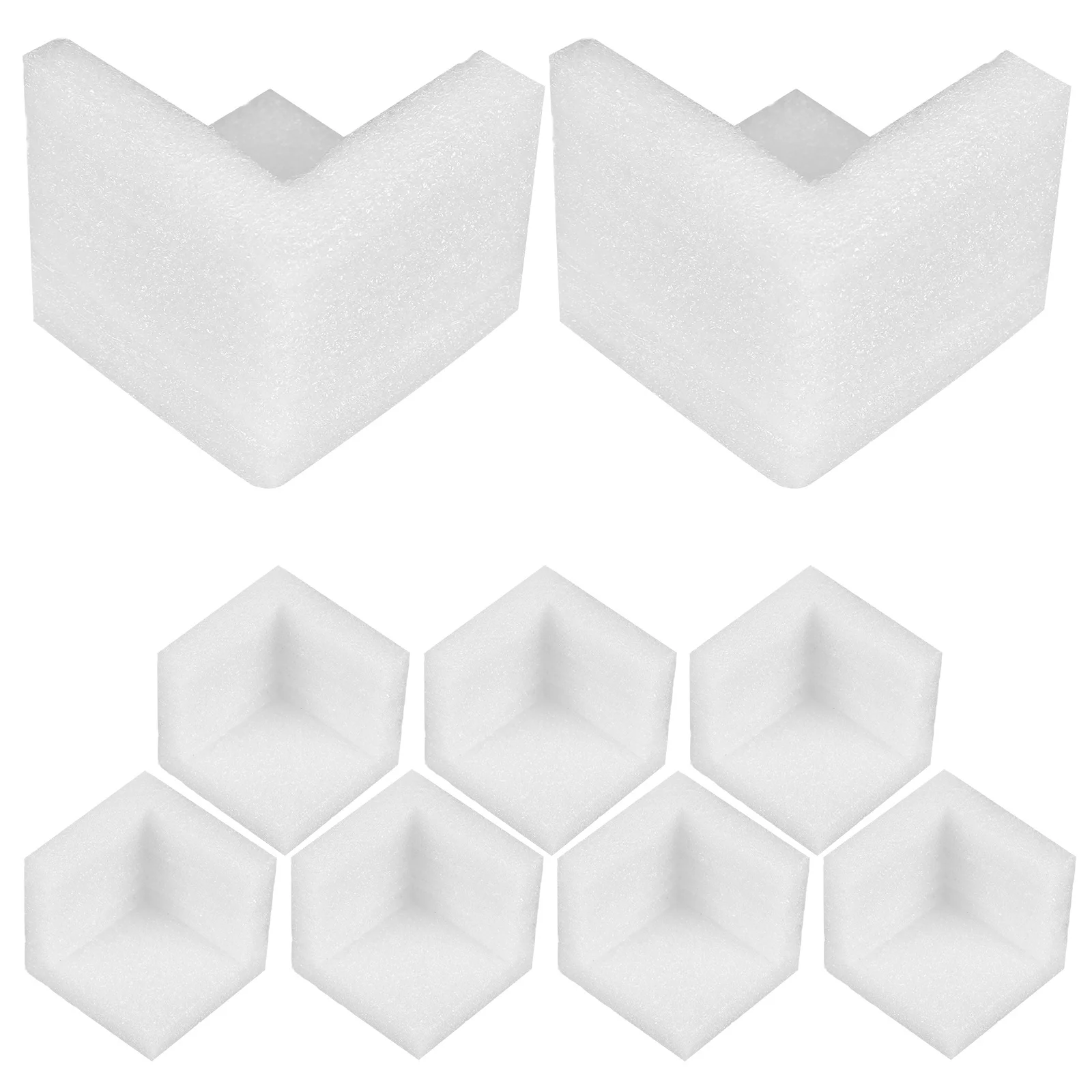 12 قطعة من واقيات زوايا الأثاث ذات الحافة المستقيمة لحماية صناديق الشحن ومصد خفيف الوزن وقابل لإعادة الاستخدام #4