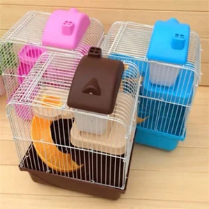 Two -storey villa cage with food bowl, small running roll toy castle, double layer hamster cage 8 Main Sales Hamster Cage - №6