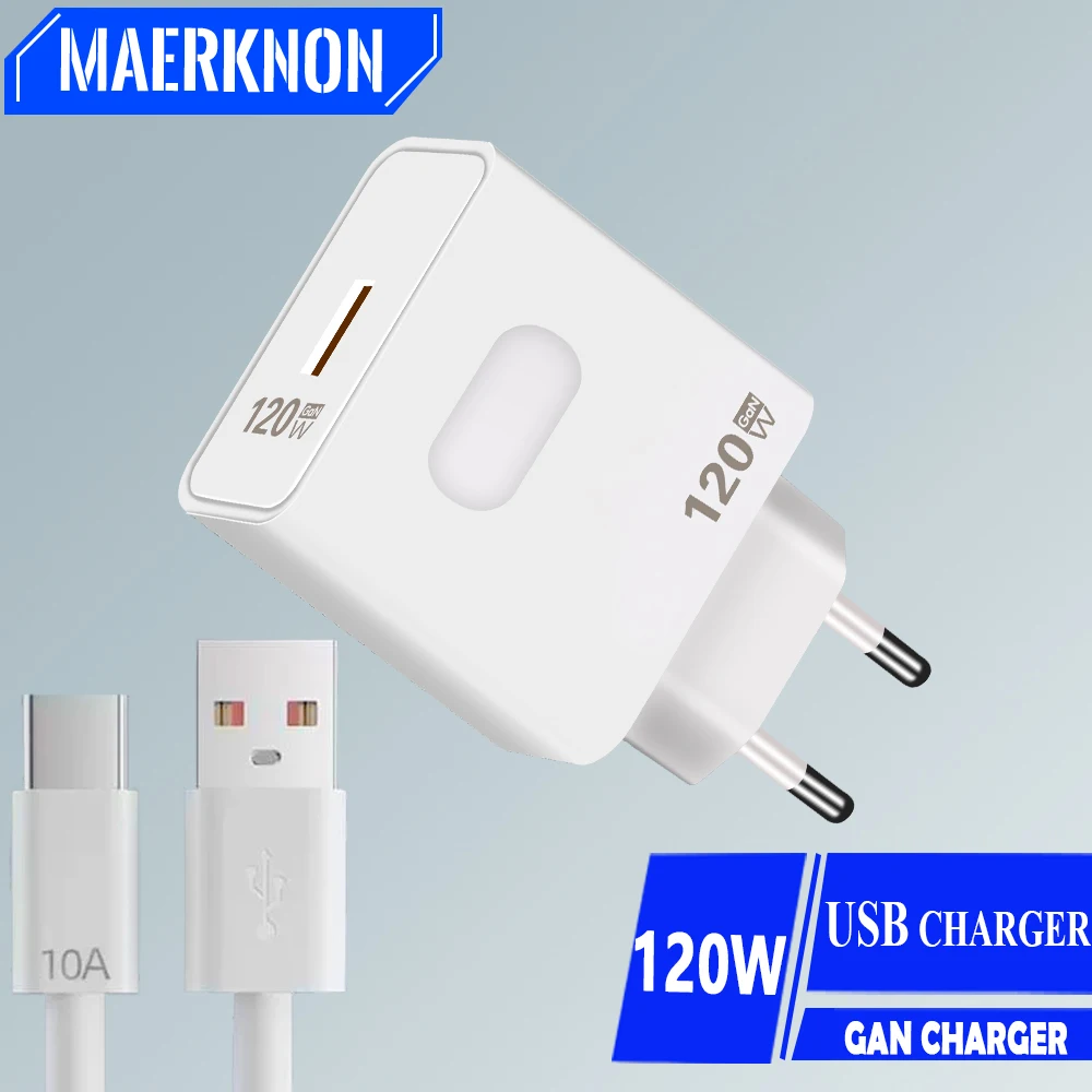 GaN USB Charger Fast Quick Charging Charger QC 3.0 Universal Mobile Cell Phone Adapter for iPhone 15 Pro Xiaomi Huawei Samsung