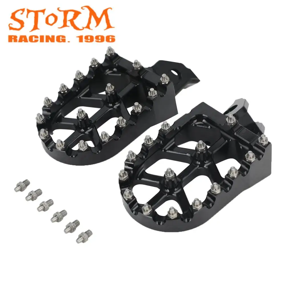 Motorcycle Motocross Foot Pegs For Suzuki DR650SE 1996-2022 RM85（K2/K3/K4/K5/K6）2002-2006 DRZ125L 2012-2022 Dirt Pit Bike