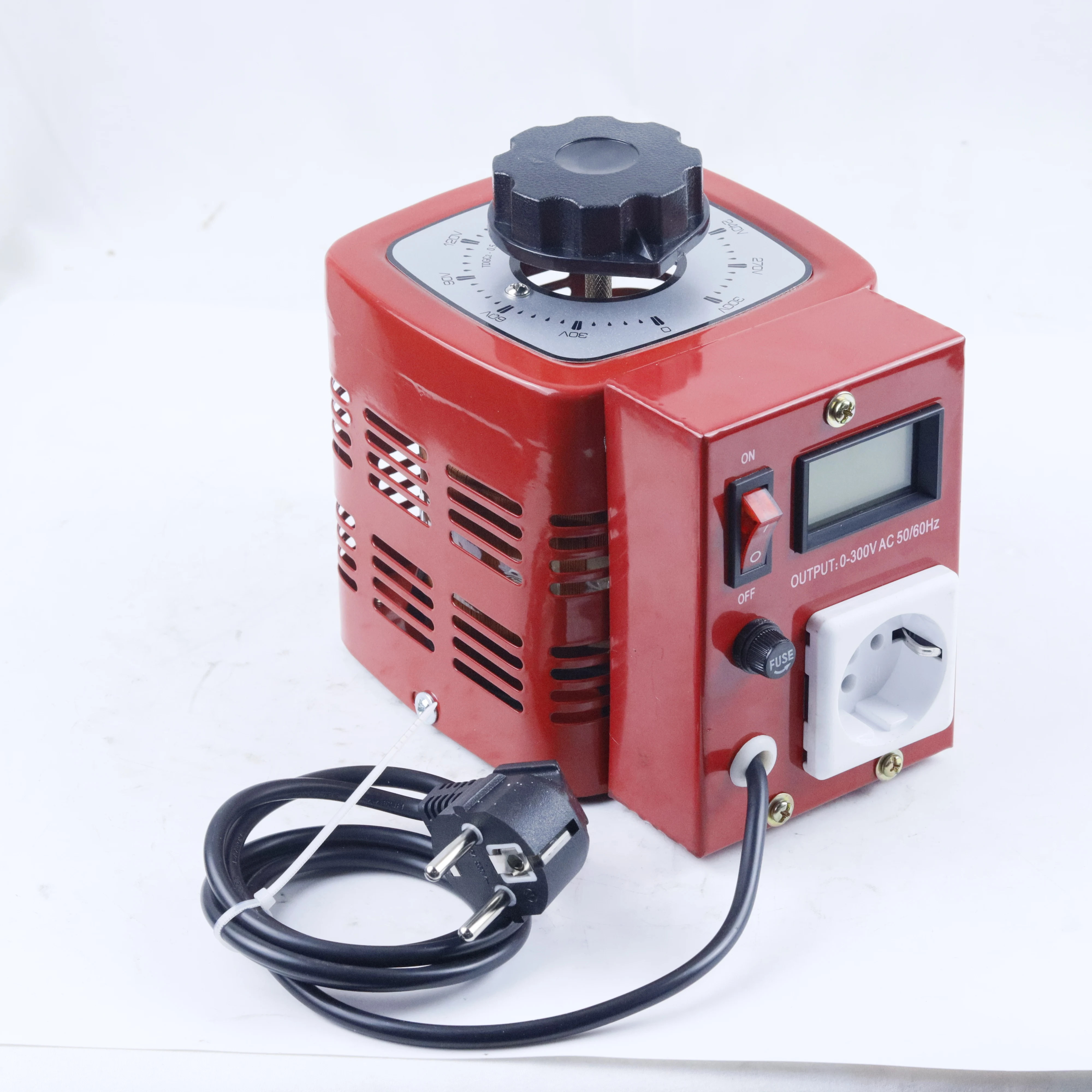 0,5 KW 220V Variac Variabler 500W Transformator Spannungsregler Einphasig Einstellbar 0-300V AC Regulierbares Netzteil 50/60Hz – Detail 6