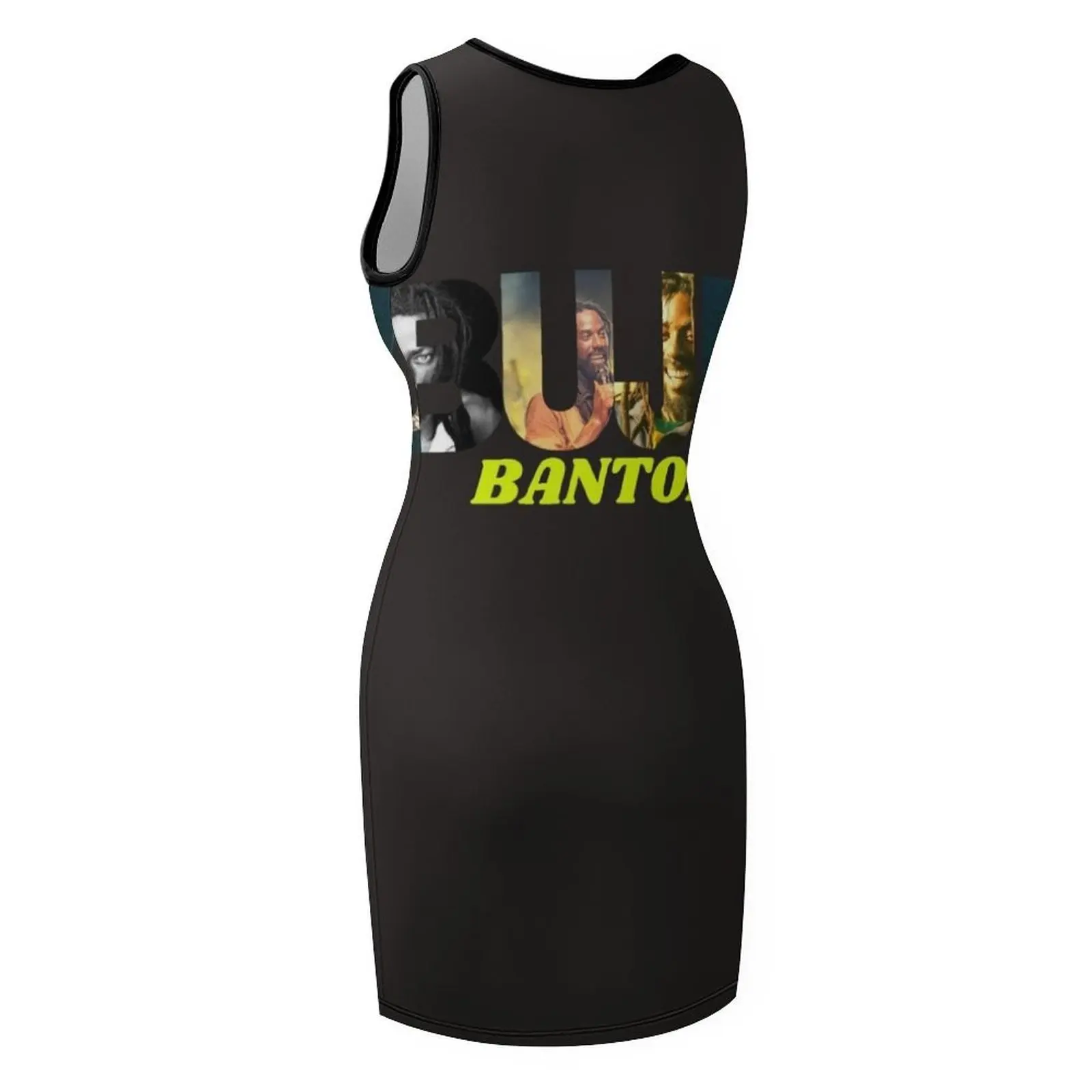 Koszulka Buju Banton, naklejka, sukienka bez rękawów, luksusowa sukienka, sukienka w stylu koreańskim, odzież damska, odzież estetyczna