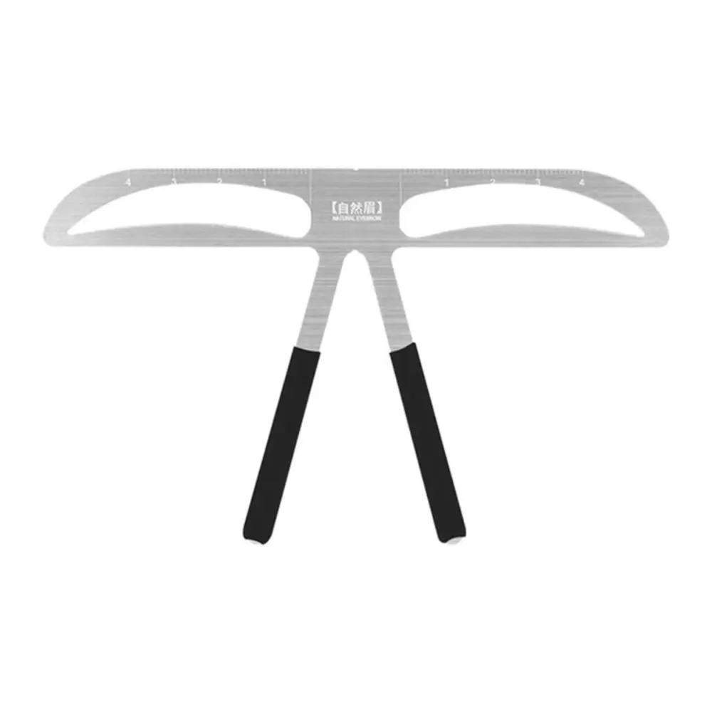 Righello per tatuaggio sopracciglio 3D Balance Shaper Riutilizzabile Microblading Stencil per sopracciglia 10 stili Modello guida per il disegno delle sopracciglia facile da usare