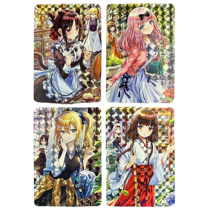 Anime Goddess Story DIY ACG Tabletop Games Cards Shinomiya Kaguya Fujiwara Chika Toys for boys Collectible Card Birthday Present