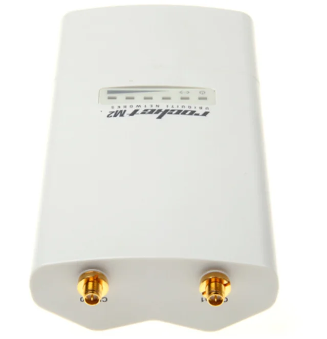 UBNT Rocket M2 2.4GHz wireless bridge high-power long-distance external antenna