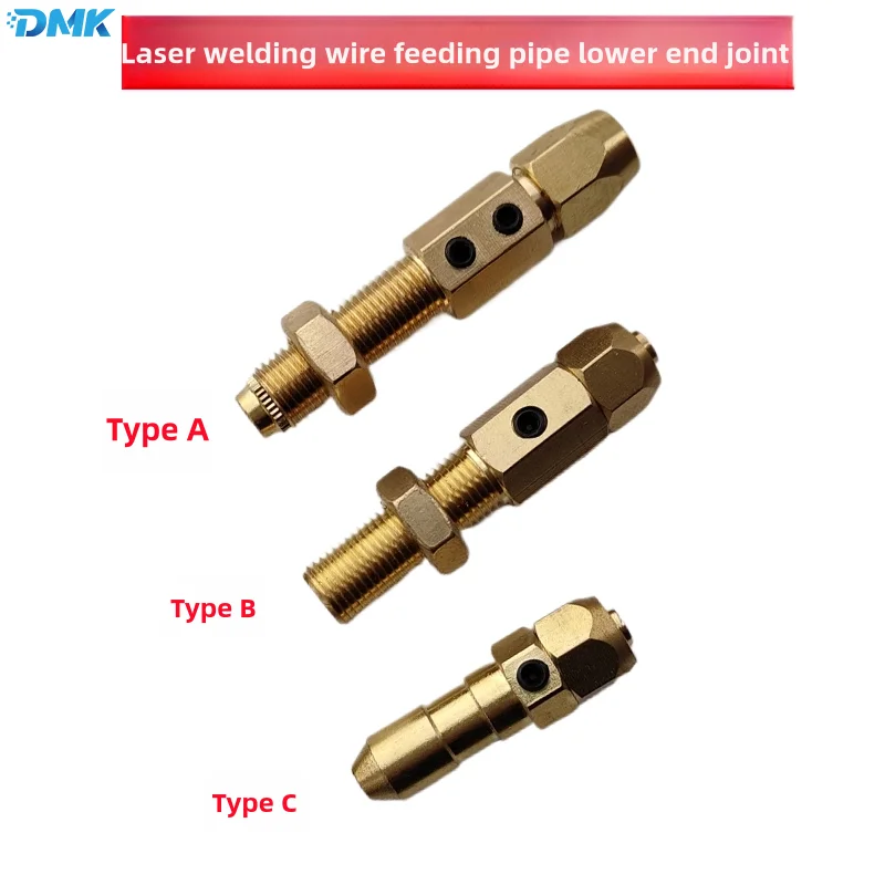 Assemblaggio dell\'interfaccia del tubo di alimentazione del cavo saldatura Laser a fibra dare il connettore del tubo flessibile del filo giunti