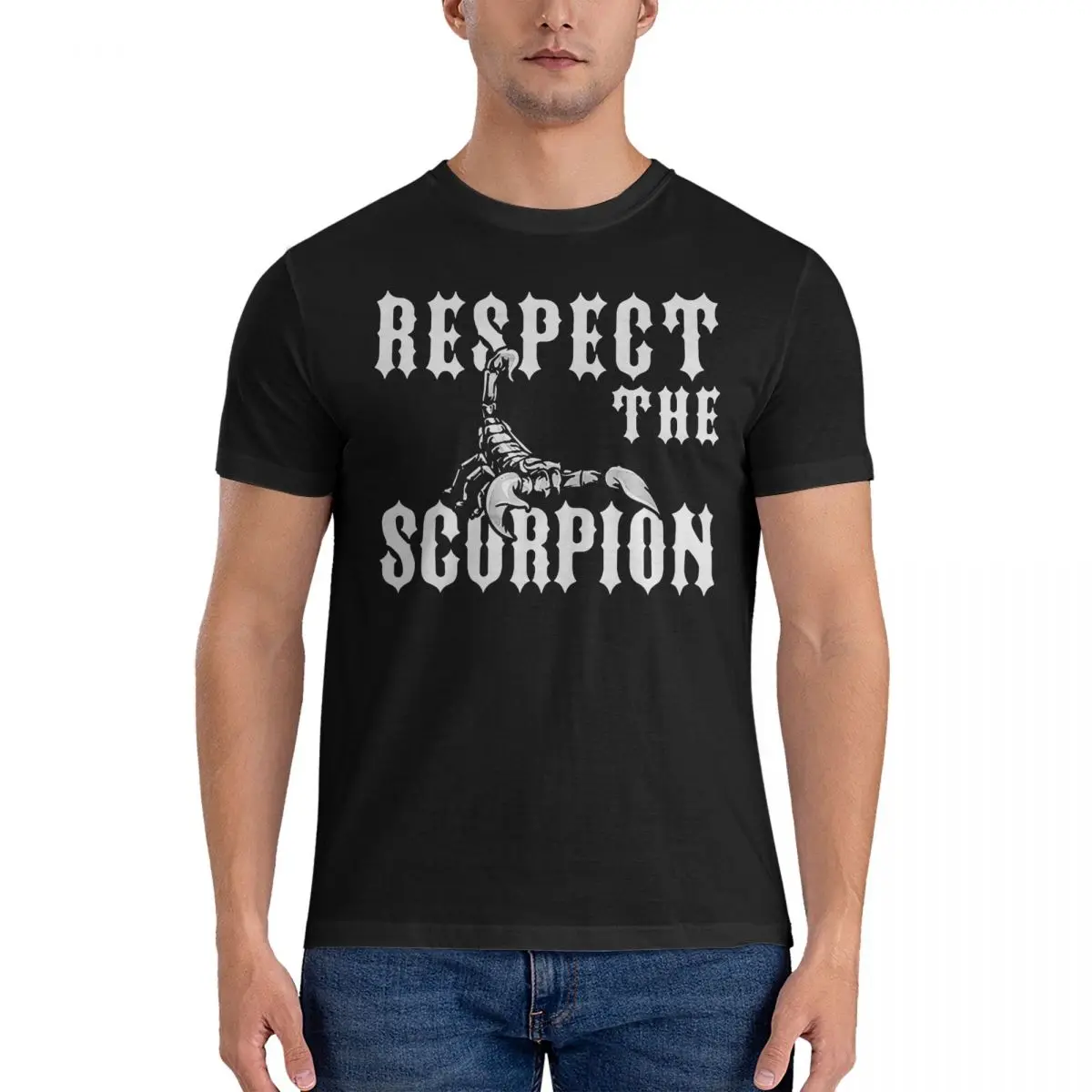 Men 1965 T Shirt S-Scorpions 100% Cotton Clothes Awesome Short Sleeve Crewneck Tee Shirt Graphic T-Shirts