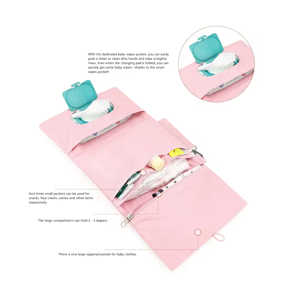 휴대용 다기능 기저귀 가방