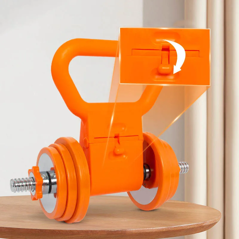 1 قطعة مقبض قبضة Kettlebell لتدريب قوة الدمبل أجهزة لياقة بدنية ملحق لا يشمل الدمبل #4