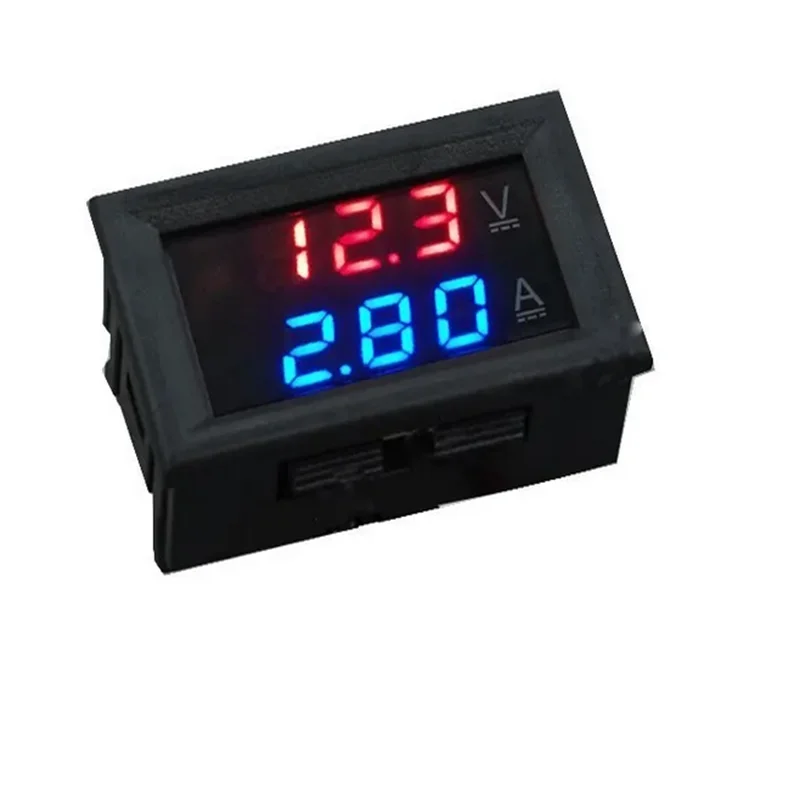 10A 50A 100A Digital Voltmeter Ammeter Dual Display Voltage Detector Current Meter Panel Amp Volt Gauge 0.28