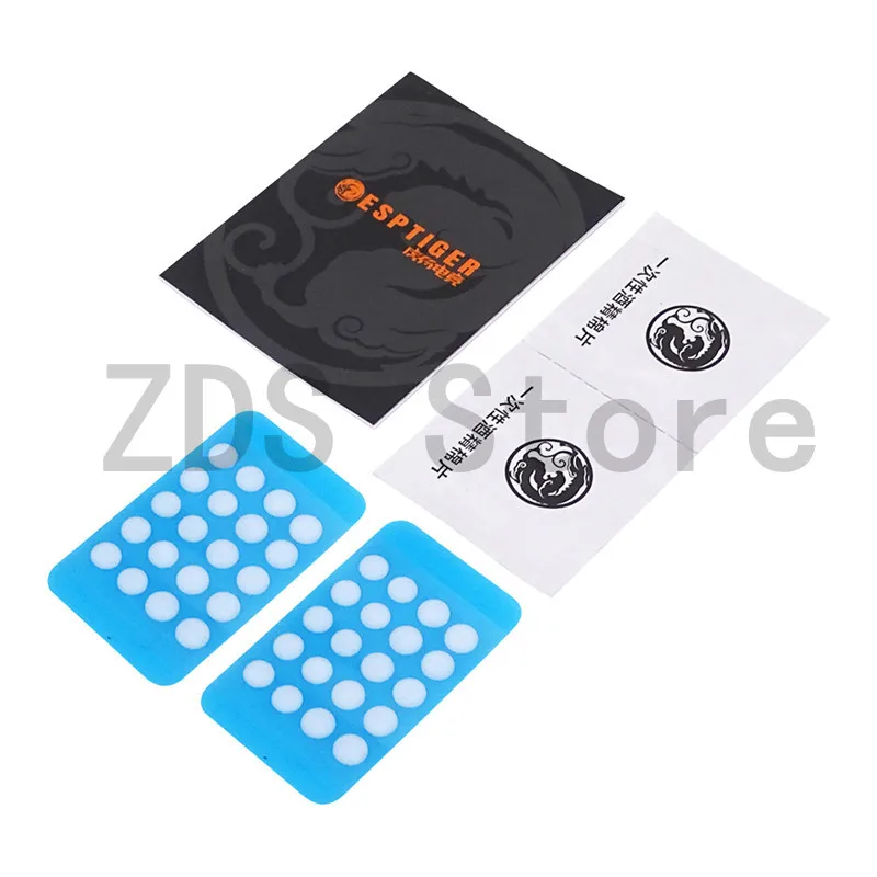 Pegatina de pie Tiger ICE V2, almohadilla de pie de puntos pequeños DIY, borde de arco, Esports, 40 piezas, 5,5 MM, 6MM, 6,5 MM, 7MM, 8MM, novedad
