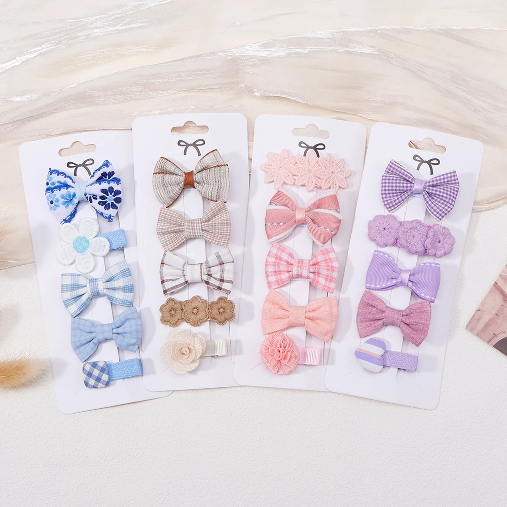 5 pçs/lote novo de doce mulher borboleta grampos de cabelo que não machucam o cabelo super agradável e colorido borboleta grampos de cabelo acessórios