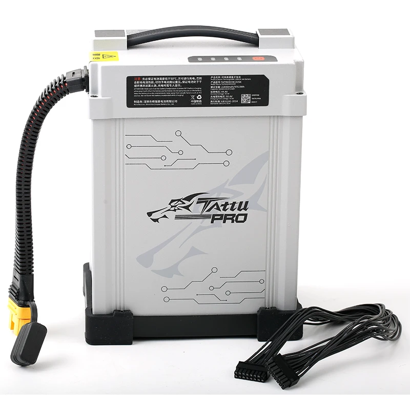 TATTU PRO 14S 25C 51.8V HV 53.2V Smart Battery Lipo LiHV Battery with AS150U Plug for Agricultural