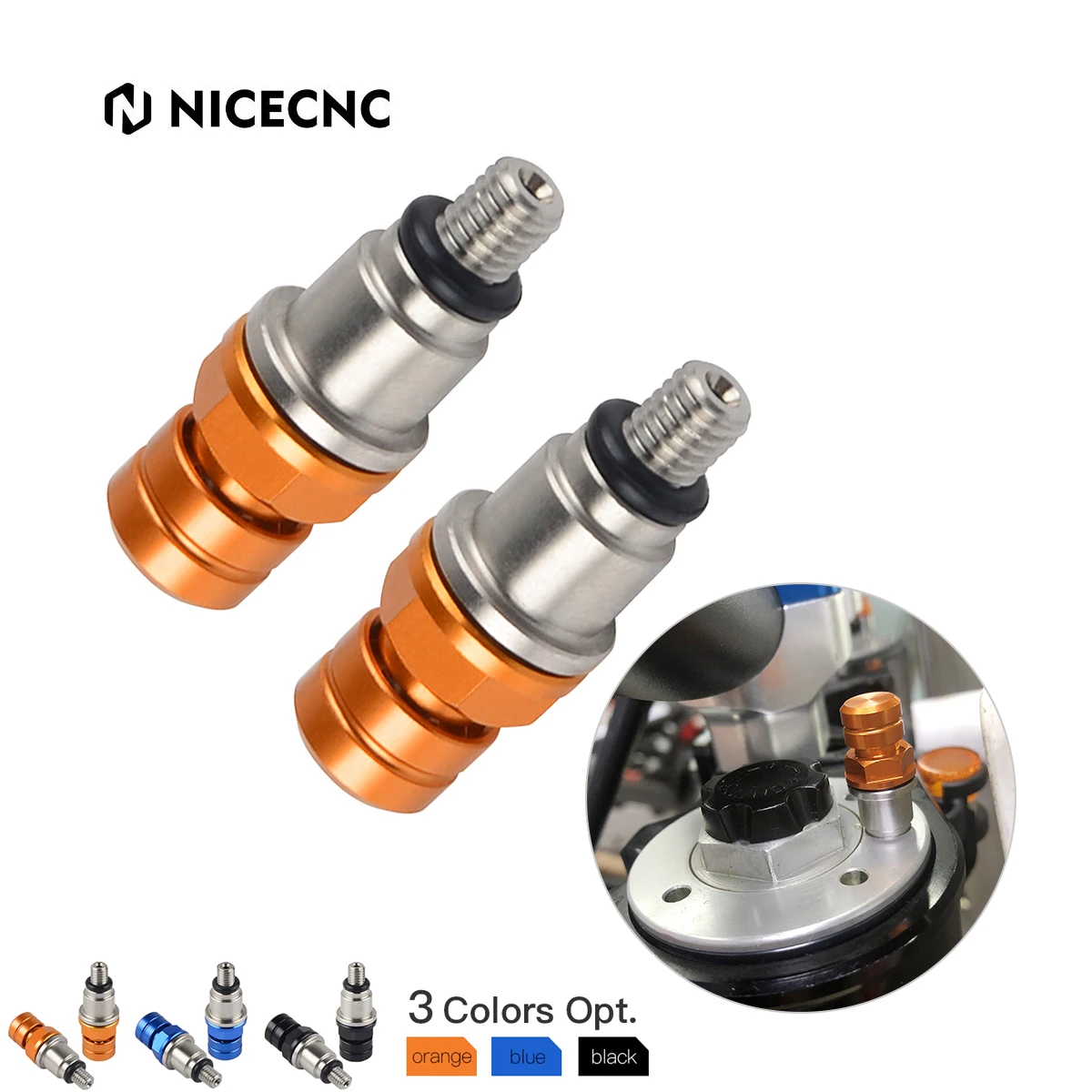 

For KTM EXC 300 EXC 250 EXCF 350 450 XCW 300 XCF-W 2008-2023 SX 125 SXF 250 SXF 450 2020-2022 M4 Fork Air Bleeder Valve Screw