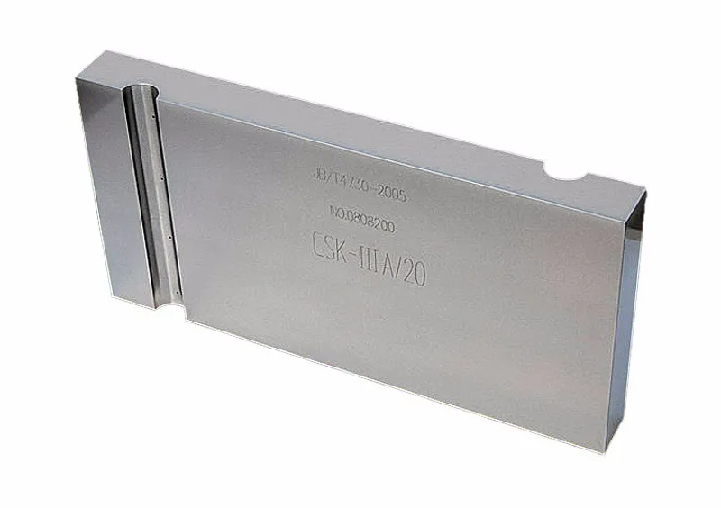 IIW 타입 2 초음파 시험 교정 블록 NDT UT 블록 (게이지 교정용)