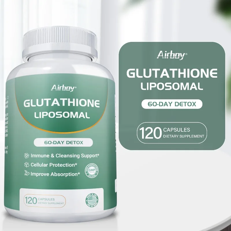 Glutathione Liposomal Supplement - Energy Skin Anti Aging Cellular Immune Health Support