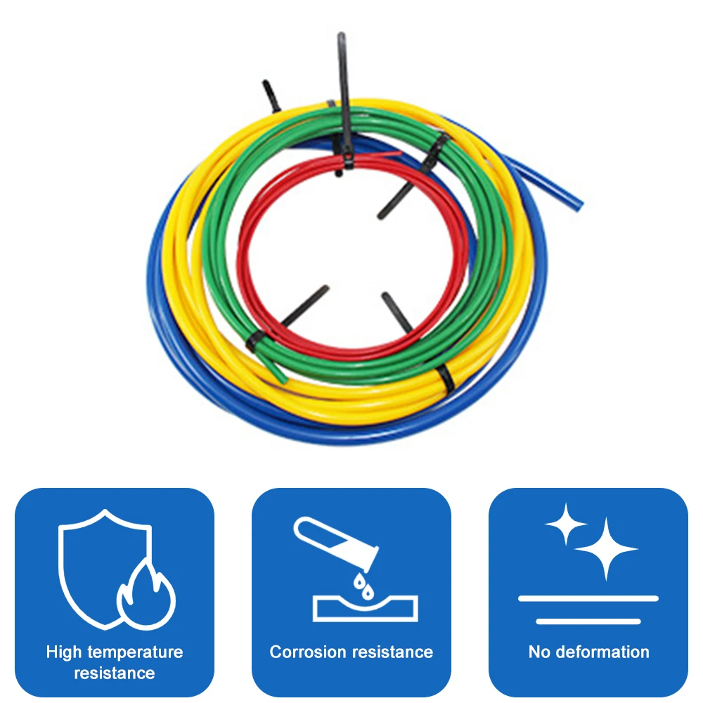 4 Meters Copper Tube Protector  High Temperature Resistance Heat Shrink Pipe Elbow Rubber Strip Hardware Copper Pipe Protection