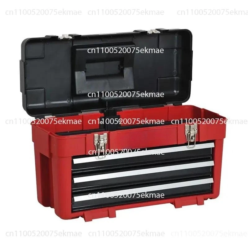Drawer Type Hardware Toolbox Plastic Iron Large Capacity Multifunctional Maintenance Spare Parts Finishing Screws Household