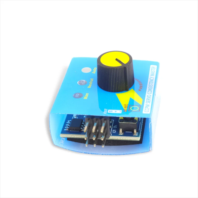 Servobador azul de alta calidad, prueba de engranajes CCPM, comprobador maestro de consistencia, 3 canales, 4,8-6V, con luz indicadora para RC DIY, 1/2/3/5 Uds.