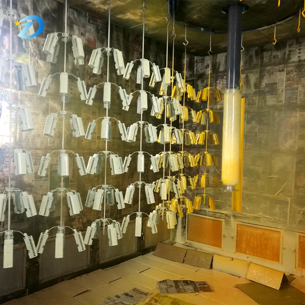 Direct Factory Supply Fully Automatic Electrostatic Spraying Coating Line for Hardware Parts for Screws Hinges Strong Adhesion