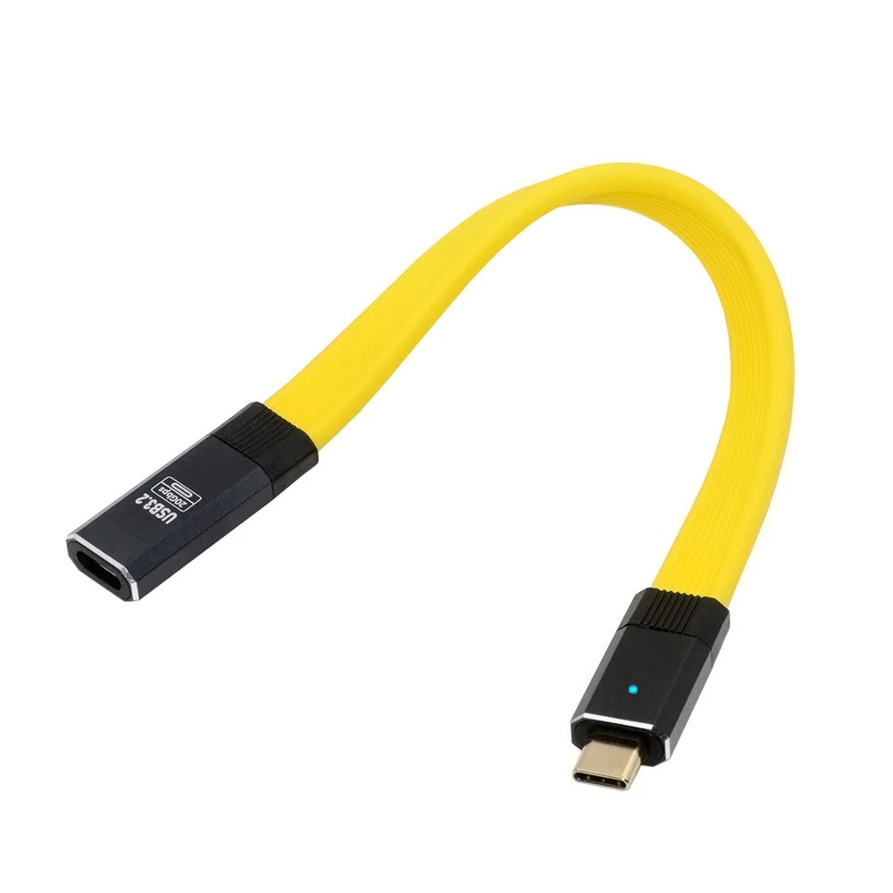 

Удлинительный кабель USB4 «папа-мама», 20 Гбит/с, плоский тонкий кабель FPC, 100 Вт и 8K 5K USB4.0 Type-C, совместимый с Thunderbolt3/4