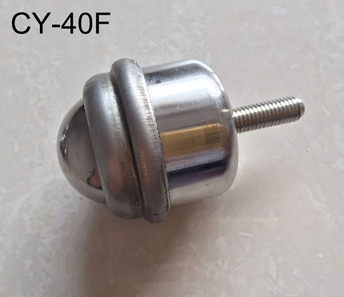 1 pçs CY-12D-CY-40F rolo bola roda universal com haste de metal giratória bola rodízio roda diy modelo móveis acessórios de ferragem