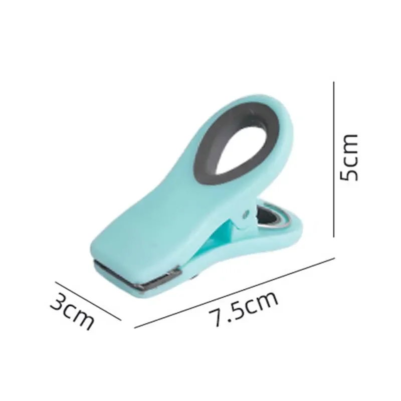 Magnetic Plastic Bag Clips Food Preservation Moisture-proof Clip Multipurpose Sealing Clip Fresh Keeping Clamp Kitchen Storage