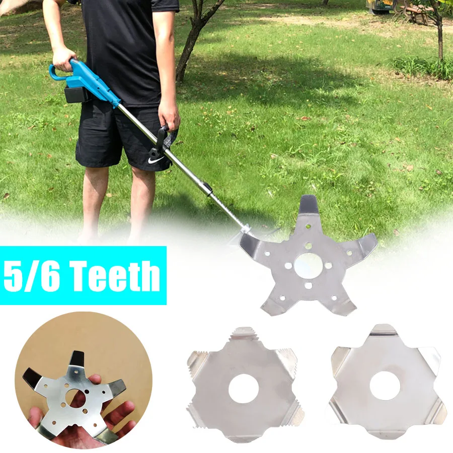 

Stainless Steel Weeder Eater Replacement Blade Lawn Mower Trimmer Head Weeds Blade Cutter Universal Parts for Electric Mower