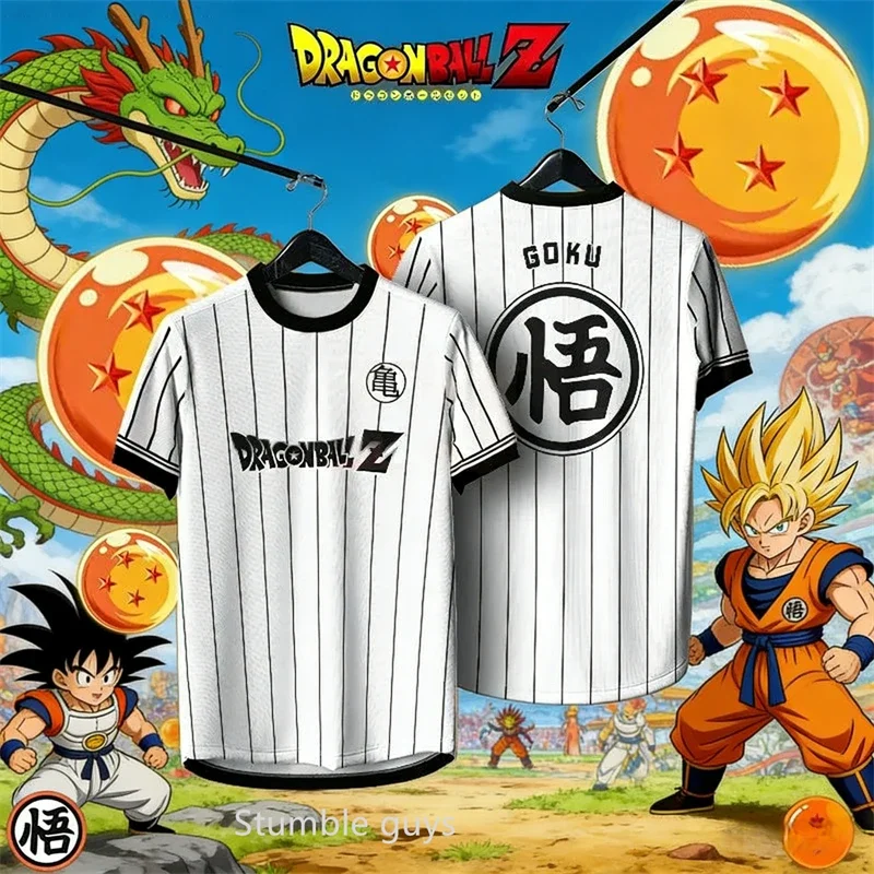 Herren Dragon Ball T-Shirt Jungen Kleidung Mädchen Fußballtrikot Damen Super Saiyan Rose Goku Fußball Sportbekleidung