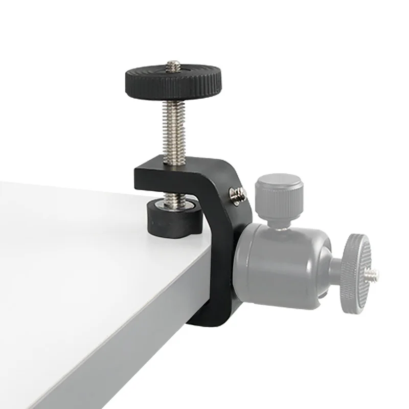 Desktop Stand Clamp Camera Clamp C-style Clamp Universal Aluminum Clip Phone for Camera Photography Accessories